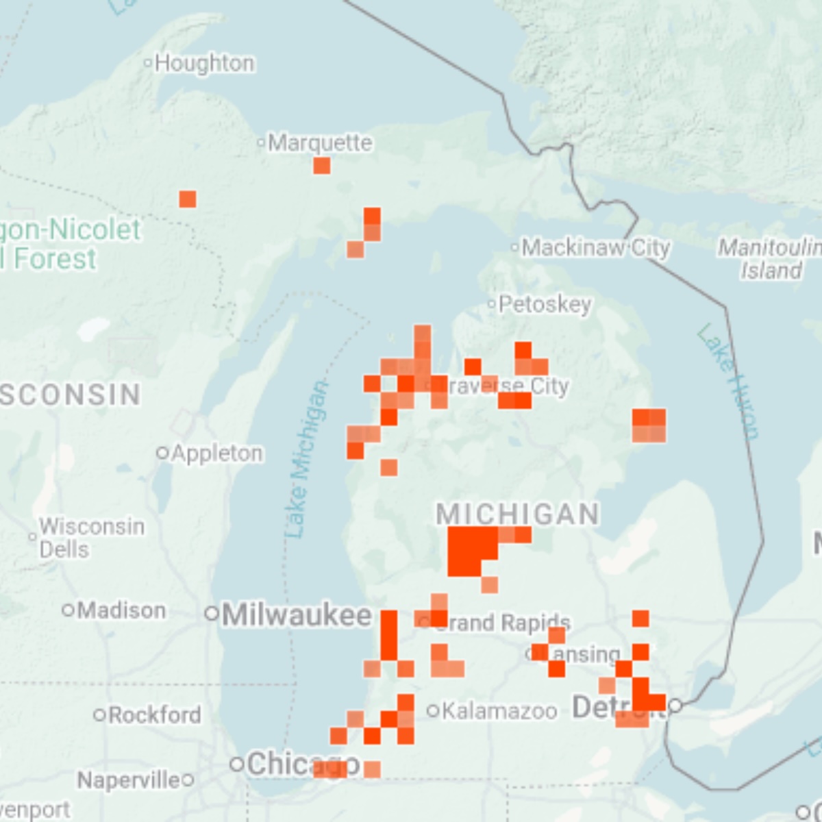 Community-submitted aquatic invasive species observations from the 2025 MiCorps AIS Detection Blitz helped build a statewide picture of invasive species distribution across Michigan. 